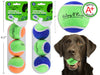 Riley & Rex Squeaky Tennis Balls 3pk 50 mm