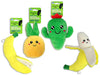 Riley & Rex Squeaky & Crinkle Plush Fruit Banana/Pineapple/Cactus (NEW)