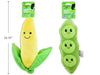 Riley & Rex Plush Pea Pods/Corn with Bottle Cruncher