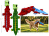 Riley & Rex Squeaky Crocodile Stuffing Free Plush Dog Toy with 16 pc Squeaker (NEW)