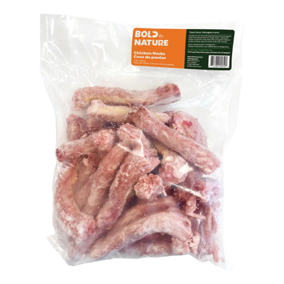 BOLD by NATURE Chicken Necks Frozen Dog Bone 2 lb