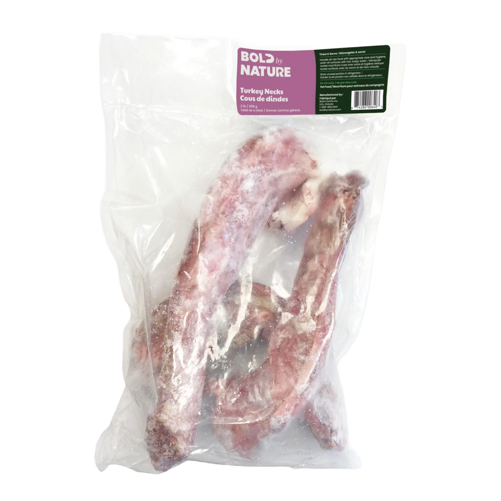 Bold by Nature Turkey Necks Frozen Dog Bone 2 lb