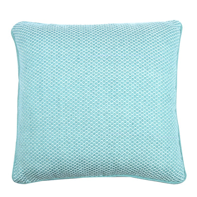 Resploot Pillow - Square - Teal Snakeskin - 50 x 50 cm (19.5 x 19.5 in) SALE