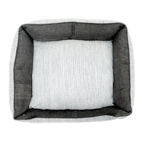 Resploot Sofa Bed - Rectangular - Grey Snakeskin - 60 x 50 x 21 cm (24 x 20 x 8 in) SALE