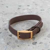 Dexypaws Waterproof Dog Collar, Espresso