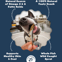 Plato Pet Treats - On the Go! Wild Caught Baltic Sprat 0.35 oz (10g)