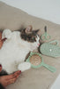 Dexypaws Purrfect Massage Cat Shaped Cushioned Brush For Pets