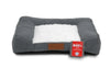 Bud'Z Zephyr Memory Foam Bed Grey
