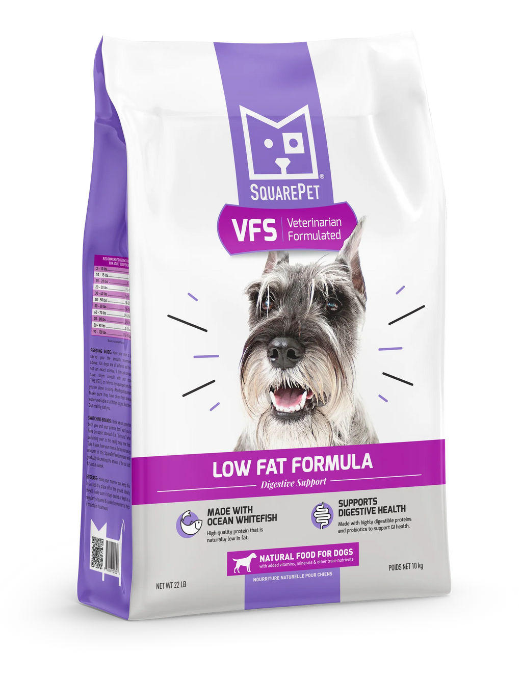SquarePet Low Fat - Gastrointestinal Support Formula for dogs