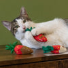 Yeowww Catnip Strawberries 3pk Cat Toys