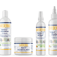 SWEDERMA Therapeutic KETO-C Shampoo for Dogs & Cats (Cucumber Melon)