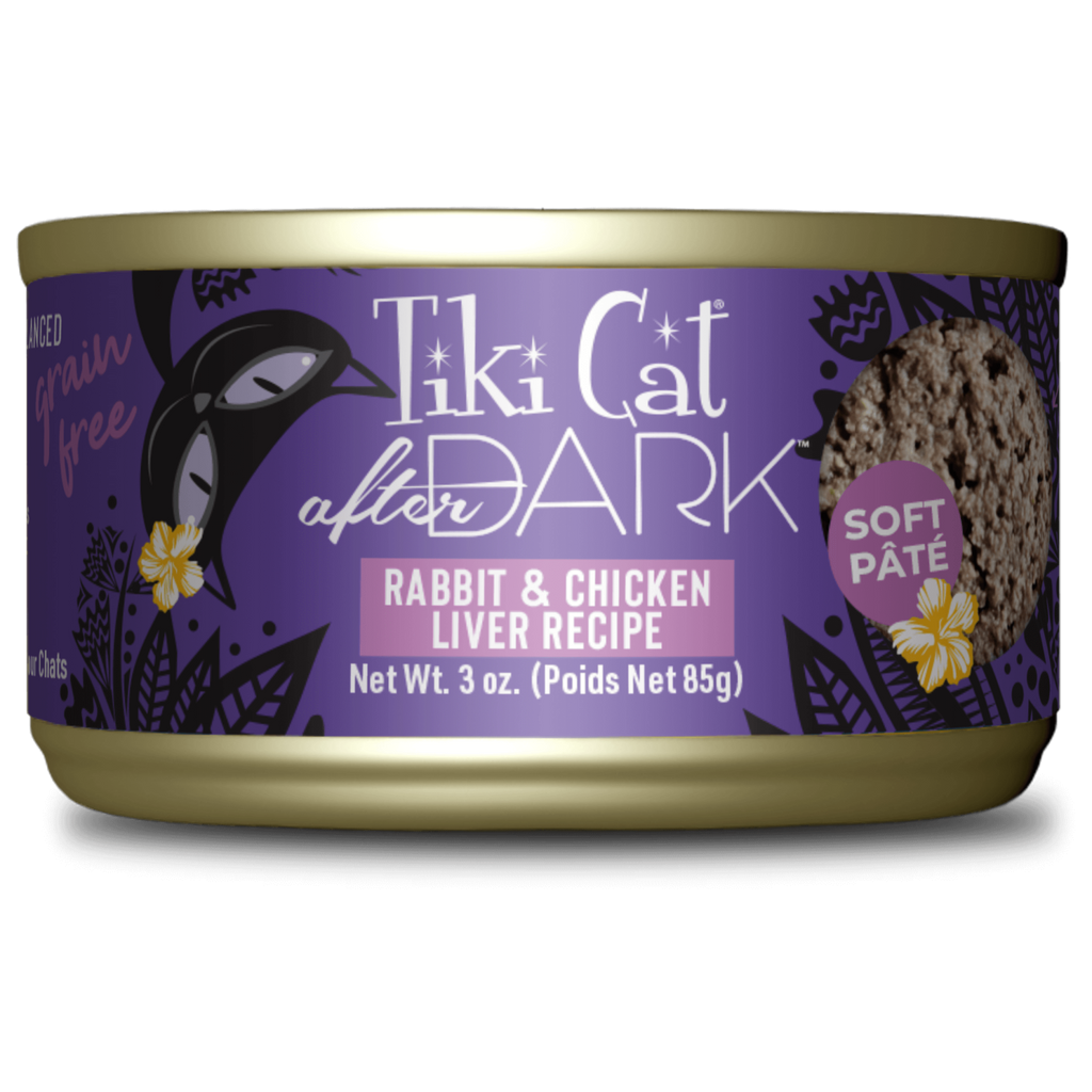 Tiki Cat® After Dark™ Pâté Rabbit & Chicken Liver Recipe Wet Cat Food 3 oz