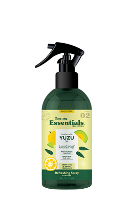 TropiClean Essentials Yuzu Fruit & Melon Deodorizing Spray Dog 8 oz