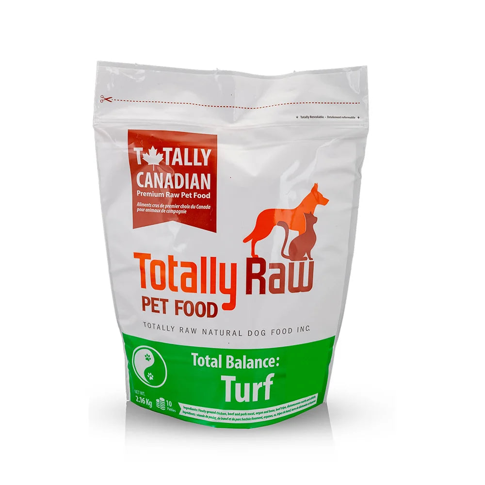 TOTALLY RAW – Total Balance Turf Patty 4.895 lbs (NEW)