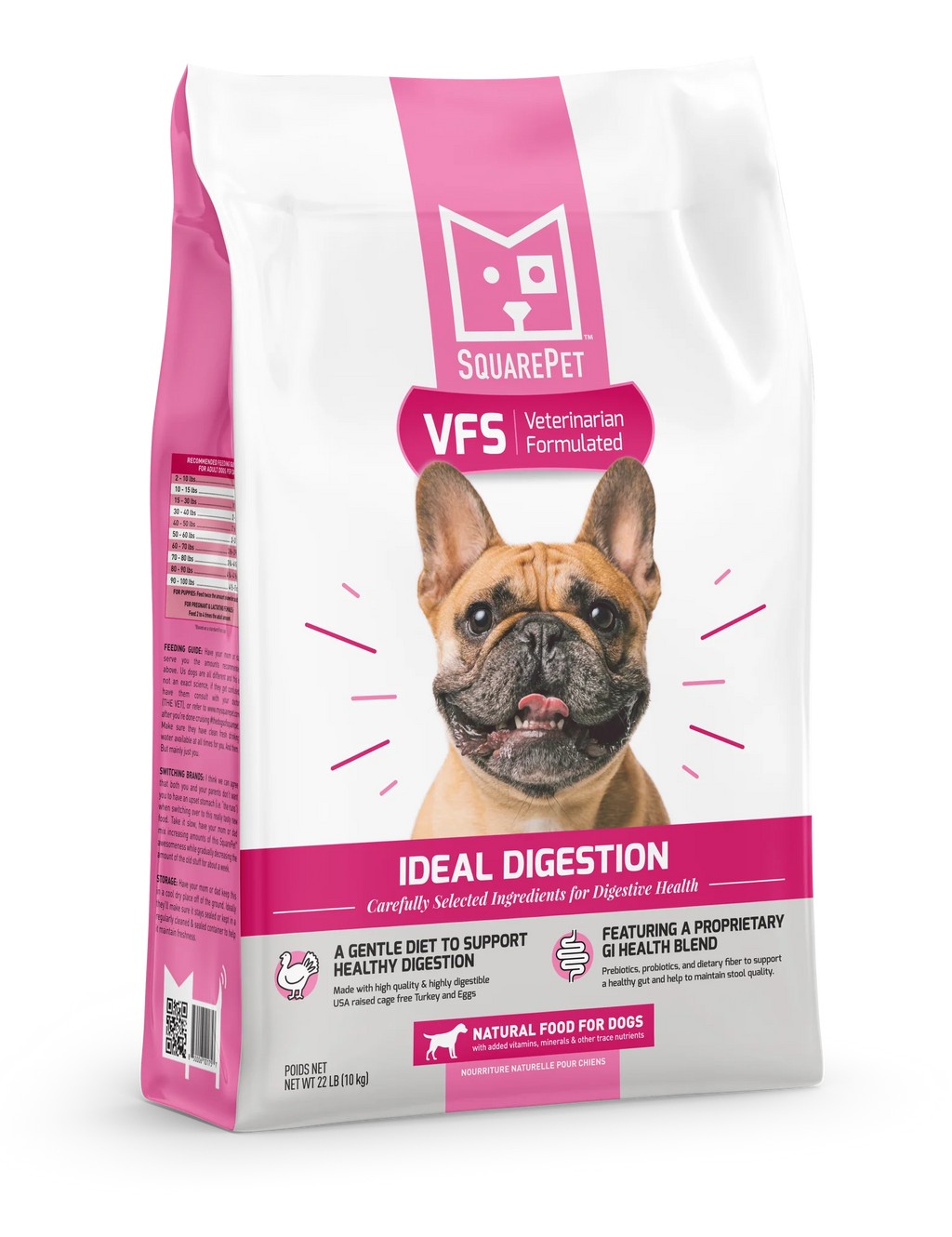 SquarePet VFS Canine Ideal Digestion Formula.