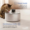 Catit PIXI Cordless Stainless Steel UV-C Drinking Fountain - 5L (1.3 gal)