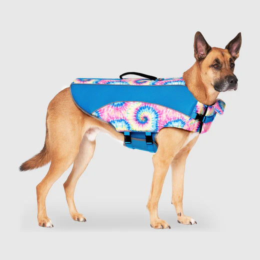 Canada Pooch Wave Rider Life Vest Tie Die