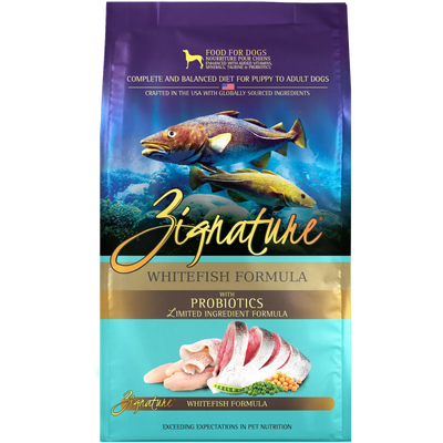 Zignature Limited Ingredient Grain Free Whitefish Dog Food