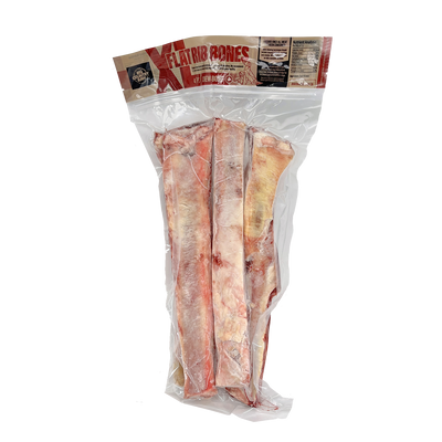 Big Country Raw XL Flat Rib Bone – 4 Pieces