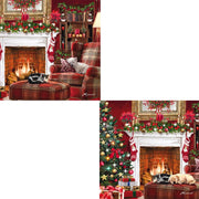 Otter House Luxury Christmas Cards 10 Pack - Fireplace Friends SALE