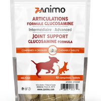Zanimo Joint Support Advanced - Glucosamine Formula, For Dogs And Cats 10 Tablets