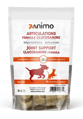 Zanimo Joint Support Advanced - Glucosamine Formula, For Dogs And Cats 10 Tablets