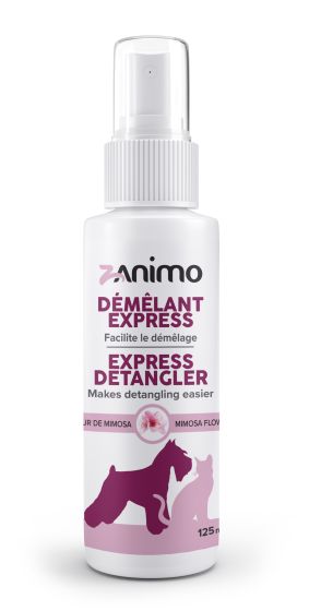 Zanimo Express Detangler Spray, Makes Detangling Easier, For Dogs And Cats - Mimosa Flower 125ml (NEW)