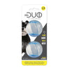 Zeus Duo Ball Dog Toy with Glow in the Dark & Squeaker - Small - 2 pack - 5 cm (2 in)