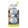 Zeus Duo Ball Dog Toy with Glow in the Dark & Squeaker - Large - 2 pack - 6.3 cm (2.5 in)