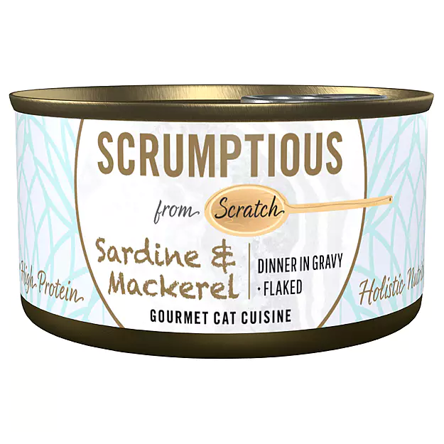 SCRUMPTIOUS FROM SCRATCH Sardines & Mackeral Cat food 79g