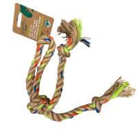 Riley & Rex Sisal Rope Tug with 3 Knots & Handle (NEW)