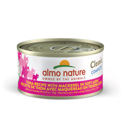 Almo Nature (1452)Classic Complete Tuna w/ Mackerel in Aspic Cat Can 70g (2.47 oz)