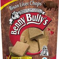 Benny Bullys Bison Liver Chops Dog 60g