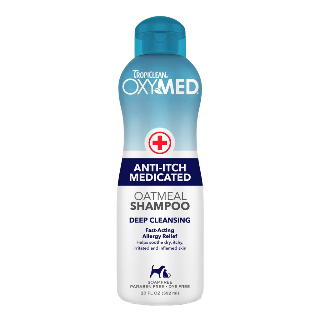 Tropiclean Oxymed Medicated Oatmeal Shampoo 20 oz