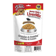 Benny Bullys Liver Mix, Dog Food Topper - Beef Liver Chops In Crumbs & Powder 454g