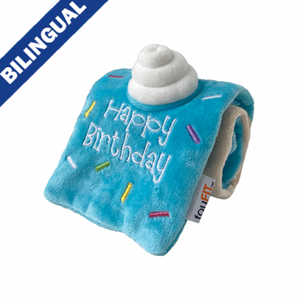 foufouBRANDS™ fouFIT™ Birthday Roll Cake Small Dog Toy