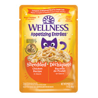 Wellness® Appetizing Entrées™ Shredded Chicken Recipe in Sauce Wet Cat Food 1.4oz (NEW)