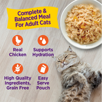 Wellness® Appetizing Entrées™ Shredded Chicken Recipe in Sauce Wet Cat Food 1.4oz (NEW)