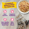 Wellness® Appetizing Entrées™ Shredded Chicken & Duck Recipe in Sauce Wet Cat Food 1.4oz (NEW)