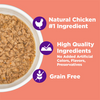 Wellness® Complete Health™ Purrfect Duos™ Chicken & Tuna Dinner Cuts in Gravy Wet Cat Food 2.64 oz