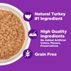 Wellness® Complete Health™ Purrfect Duos™ Turkey & Salmon Dinner Cuts in Gravy Wet Cat Food 2.64 oz