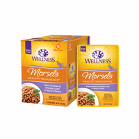 Wellness® Healthy Indulgence® Morsels Chicken & Chicken Liver Wet Cat Food 12 x 3 oz (8% case discount)