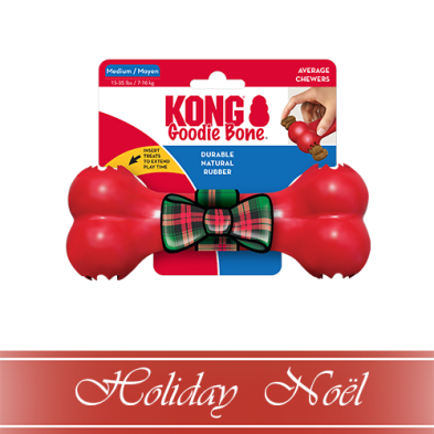 Kong® HOLIDAY Goodie Bone™ Medium Dog Toy