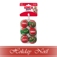 Kong® HOLIDAY SqueakAir® Balls Dog Toy (6ct)