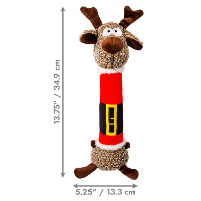 Kong® HOLIDAY Shakers™ Luvs Reindeer Medium Dog Toy (NEW)