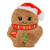 Kong® HOLIDAY Snuzzles Mini Santa Gingerbread X-Small Dog Toy (NEW)