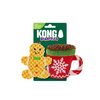 Kong® HOLIDAY Scrattles Gingerbread Man & Cocoa Cat Toy (2ct)