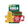 Kong® HOLIDAY Scrattles Gingerbread Man & Cocoa Cat Toy (2ct)