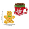 Kong® HOLIDAY Scrattles Gingerbread Man & Cocoa Cat Toy (2ct)