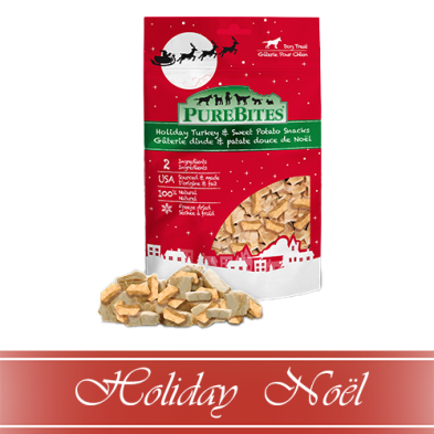 PureBites® HOLIDAY Turkey & Sweet Potato Freeze-Dried Dog Treat 71 gm (NEW)